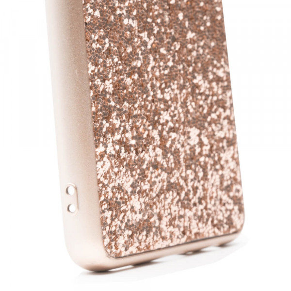 Apple iPhone 14 Pro Max Mobbit Glitter Suojakuori, Ruusukulta
