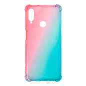 Huawei P Smart (2019) / Honor 10 Lite Gradient Suojakuori, Pinkki- Sininen