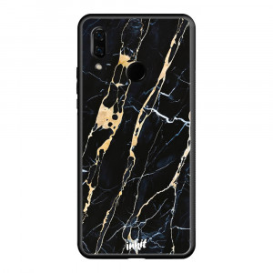Huawei Nova 3 Inkit Suojakuori, Golden Lace Marble