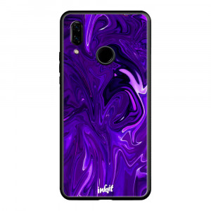 Huawei Nova 3 Inkit Suojakuori, Purple Swirl