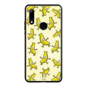 Huawei P Smart (2019) / Honor 10 Lite Inkit Suojakuori, Happy Bananas