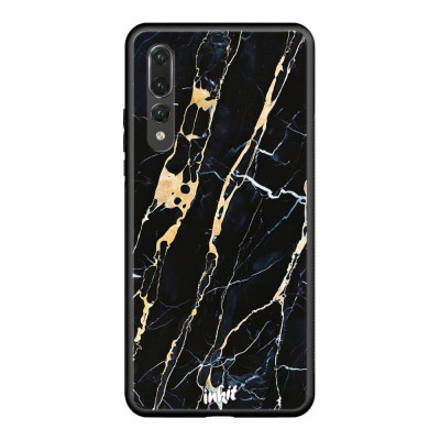 Huawei P20 Pro Inkit Suojakuori, Golden Lace Marble