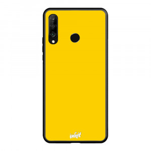 Huawei P30 Lite Inkit Suojakuori, One Color Yellow