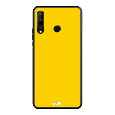 Huawei P30 Lite Inkit Suojakuori, One Color Yellow