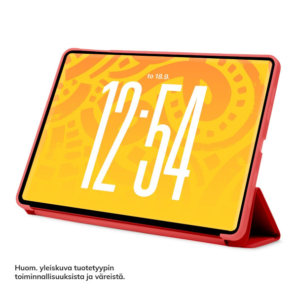 OnePlus Pad 2 Hupsis Jemma Tabletin Suojakotelo, Punainen