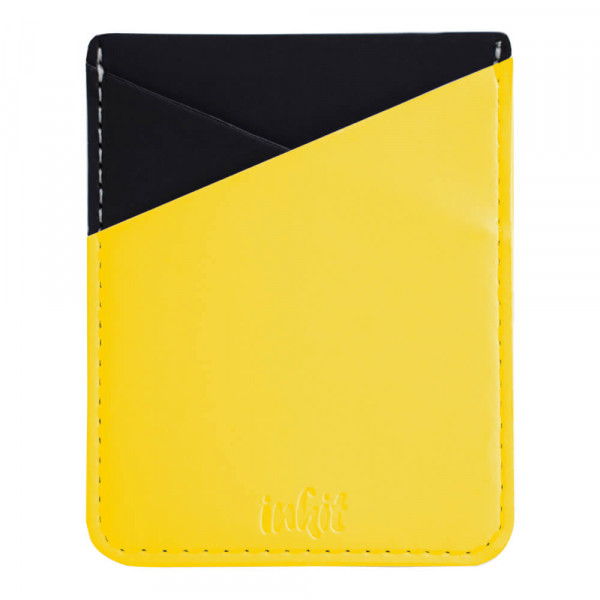 Inkit Card Pocket Korttitasku, One Color Yellow