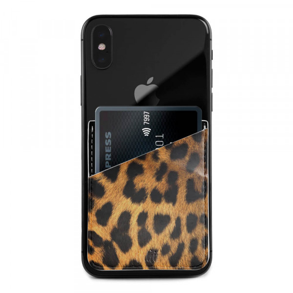 Inkit Card Pocket Korttitasku, Leopard Skin