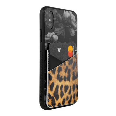 Inkit Card Pocket Korttitasku, Leopard Skin