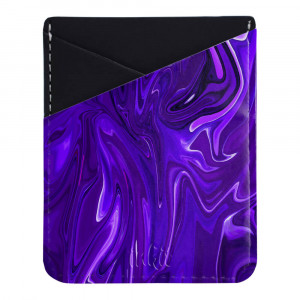 Inkit Card Pocket Korttitasku, Purple Swirl