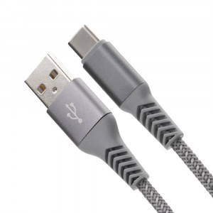 Inkit USB-C Kaapeli, 1,5m, Harmaa