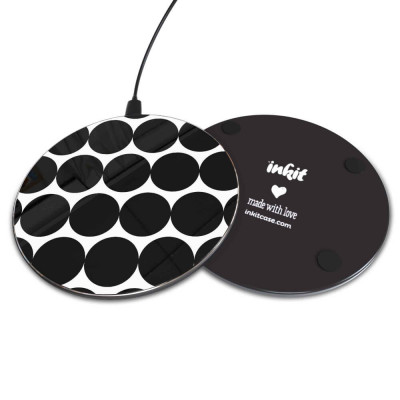 Inkit Wireless Charger Langaton Laturi, Black Balls