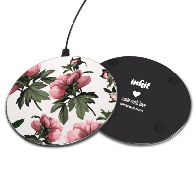 Inkit Wireless Charger Langaton Laturi, Flower Frame