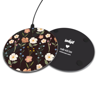 Inkit Wireless Charger Langaton Laturi, Night Flowers
