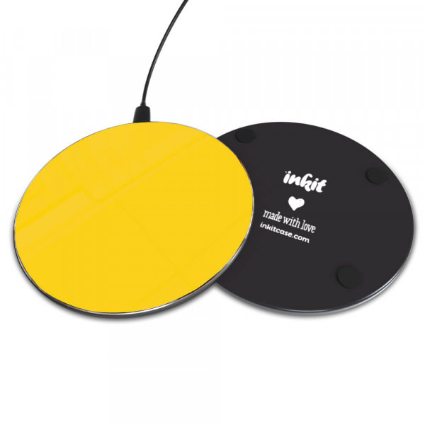 Inkit Wireless Charger Langaton Laturi, One Color Yellow