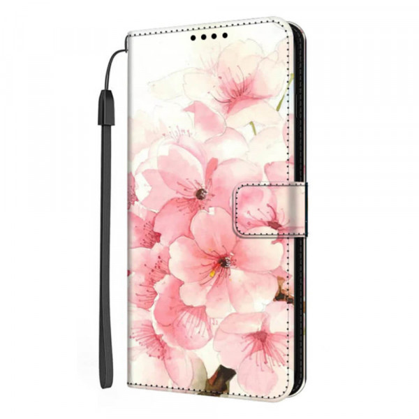 Sony Xperia 10 V Lompakko Suojakotelo, Cherry Blossom