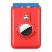 MagSafe Magneettinen Korttitasku + AirTag Pidike, Punainen