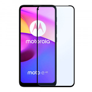 Motorola Moto E20 / E40 Mobbit Koko Näytön Panssarilasi