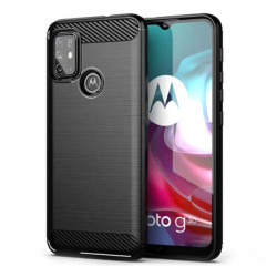 Motorola Moto G10 / G20 / G30 Mobbit Brushed Suojakuori, Musta