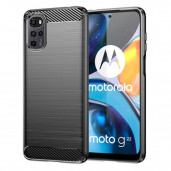 Motorola Moto G22 / E32s Mobbit Brushed Suojakuori, Musta