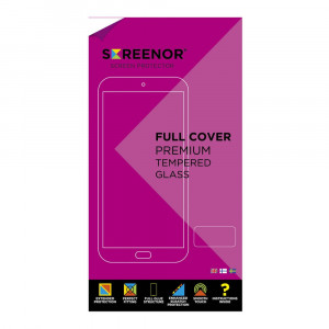 OnePlus 10T Screenor Full Cover Panssarilasi, Musta