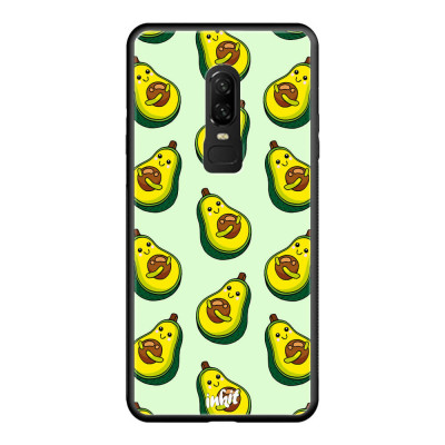 OnePlus 6 Inkit Suojakuori, Happy Avocado