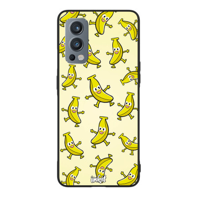 OnePlus Nord 2 5G Inkit Suojakuori, Happy Bananas