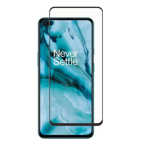 OnePlus Nord N10 5G Screenor Full Cover Panssarilasi, Musta