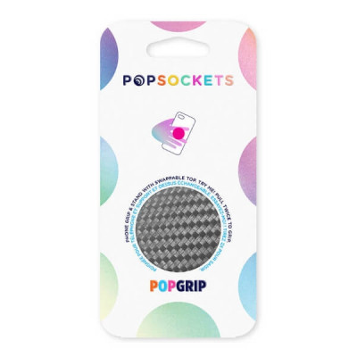 PopSockets Grip Puhelinpidike, Carbonite Weave