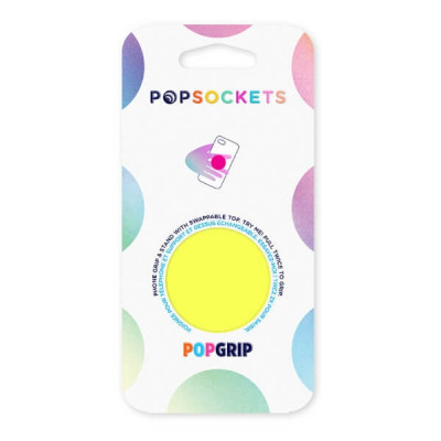 PopSockets Grip Puhelinpidike, Neon Jolt Yellow