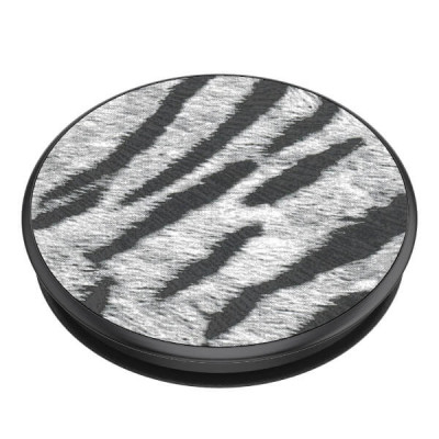 PopSockets Grip Puhelinpidike, Premium Vegan Leather Zebra