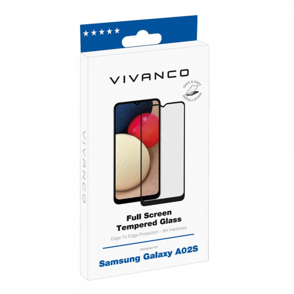 Samsung Galaxy A02s / A03s / A03 Vivanco Full Screen Panssarilasi