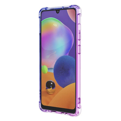 Samsung Galaxy A02s Gradient Suojakuori, Violetti – Sininen