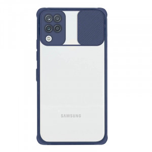 Samsung Galaxy A12 Cam Cover Suojakuori, Sininen