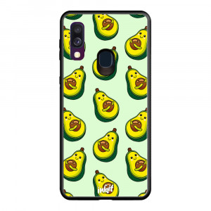 Samsung Galaxy A20e Inkit Suojakuori, Happy Avocado