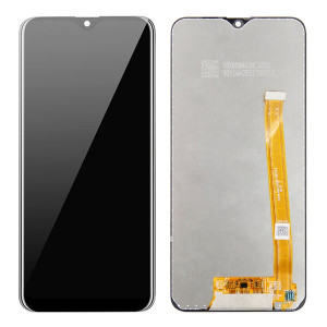 Samsung Galaxy A20e näyttö rungolla ja työkalut, Musta
