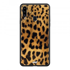Samsung Galaxy A20s Inkit Suojakuori, Leopard Skin