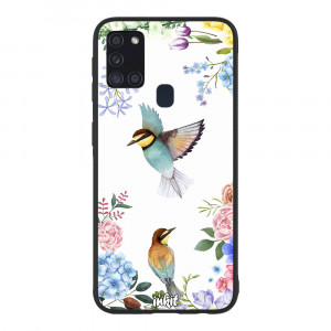 Samsung Galaxy A21s Inkit Suojakuori, Bird Pair