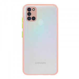 Samsung Galaxy A21s Snap Suojakuori, Vaaleanpunainen