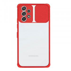 Samsung Galaxy A32 5G Cam Cover Suojakuori, Punainen