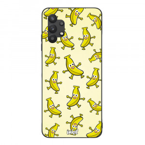 Samsung Galaxy A32 5G Inkit Suojakuori, Happy Bananas