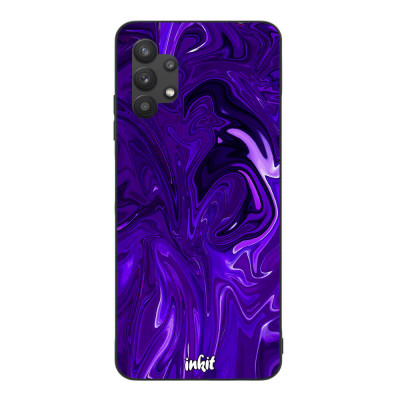 Samsung Galaxy A32 5G Inkit Suojakuori, Purple Swirl