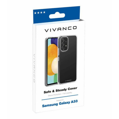 Samsung Galaxy A33 5G Vivanco Safe & Steady Suojakuori, Kirkas