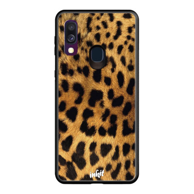 Samsung Galaxy A40 Inkit Suojakuori, Leopard Skin