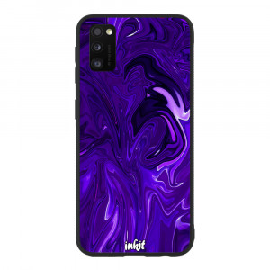 Samsung Galaxy A41 Inkit Suojakuori, Purple Swirl