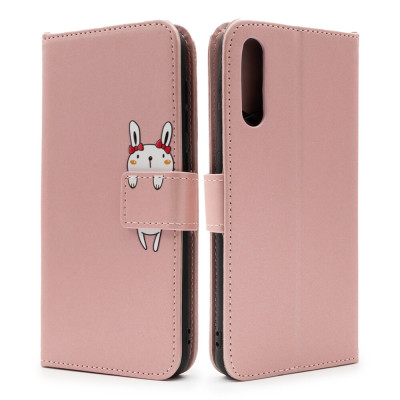 Samsung Galaxy A50 Mobbit Buddy Lompakko Suojakotelo, Ruusukulta