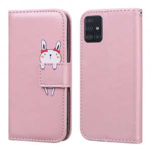 Samsung Galaxy A51 5G Mobbit Buddy Lompakko Suojakotelo, Ruusukulta