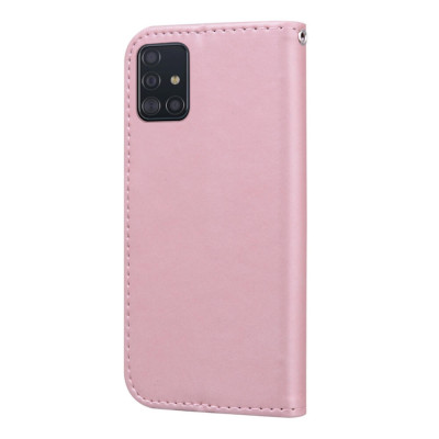 Samsung Galaxy A51 5G Mobbit Buddy Lompakko Suojakotelo, Ruusukulta