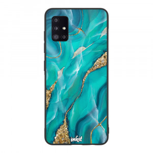 Samsung Galaxy A51 5G Inkit x Victor Baroni Suojakuori, Onyx Reef