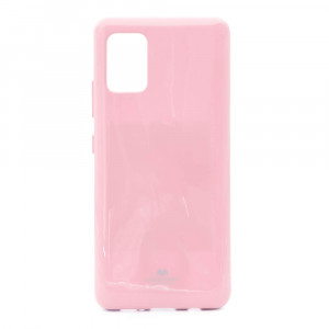 Samsung Galaxy A71 Goospery Jelly Suojakuori, Vaaleanpunainen
