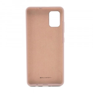 Samsung Galaxy A51 Goospery Silicone Suojakuori, Vaaleanpunainen